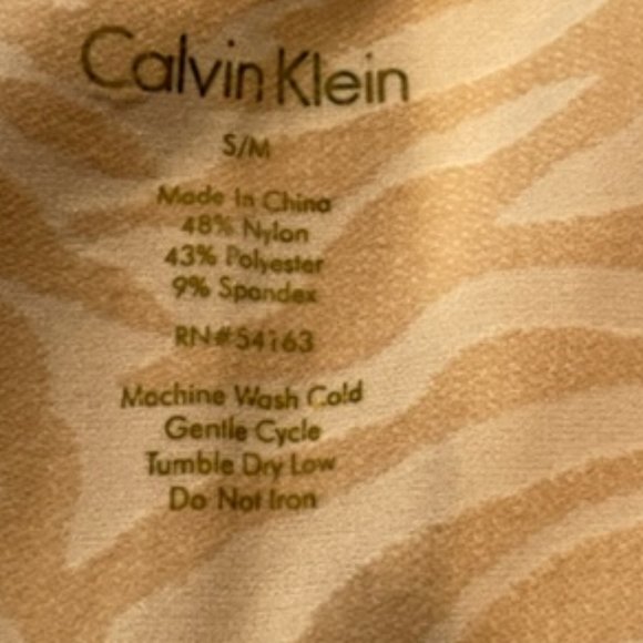 Calvin Klein NWOT Zebra Print Tank Top - Size Small - Picture 6 of 8